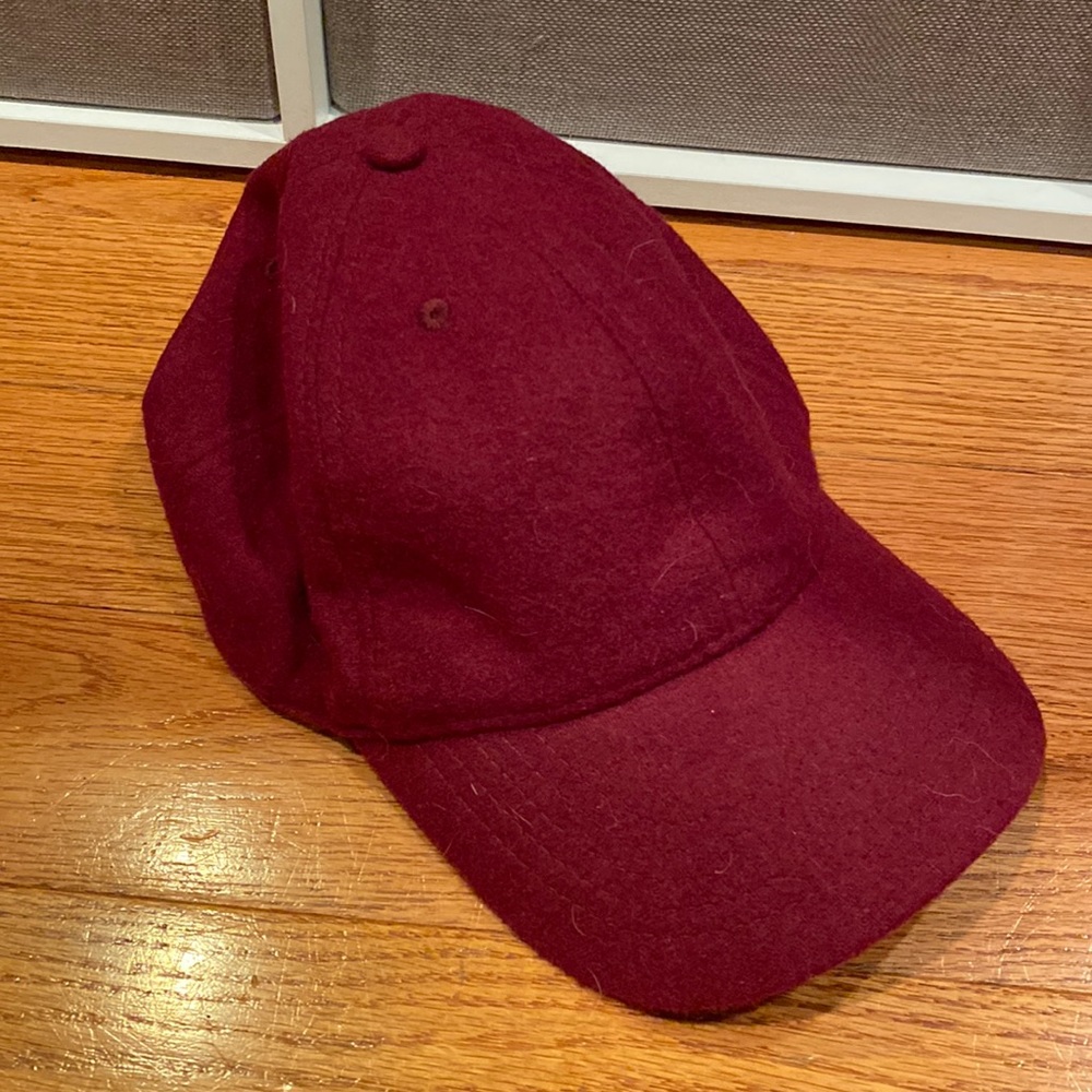 Burgundy Baseball Hat
